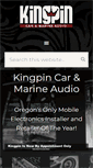 Mobile Screenshot of kingpincaraudio.com